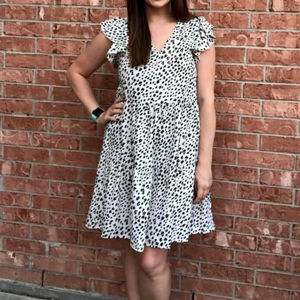 Leopard Tiered Dress
